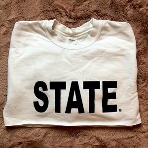 College Cropped Sweatshirt